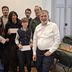 Podium : Féminine, Jeune, Vétéran, Club 608